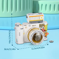 Retro Camera Assembly Building Blocks Creative Gift for Adults