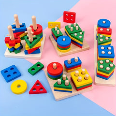 Infant Enlightenment Building Block Toys - 4 Sets