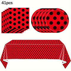 Ladybug Themed Party Supplies Set