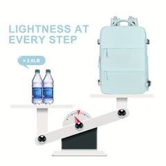 Functional Travel Backpack Carry On Luggage Bag With Shoes Compartment