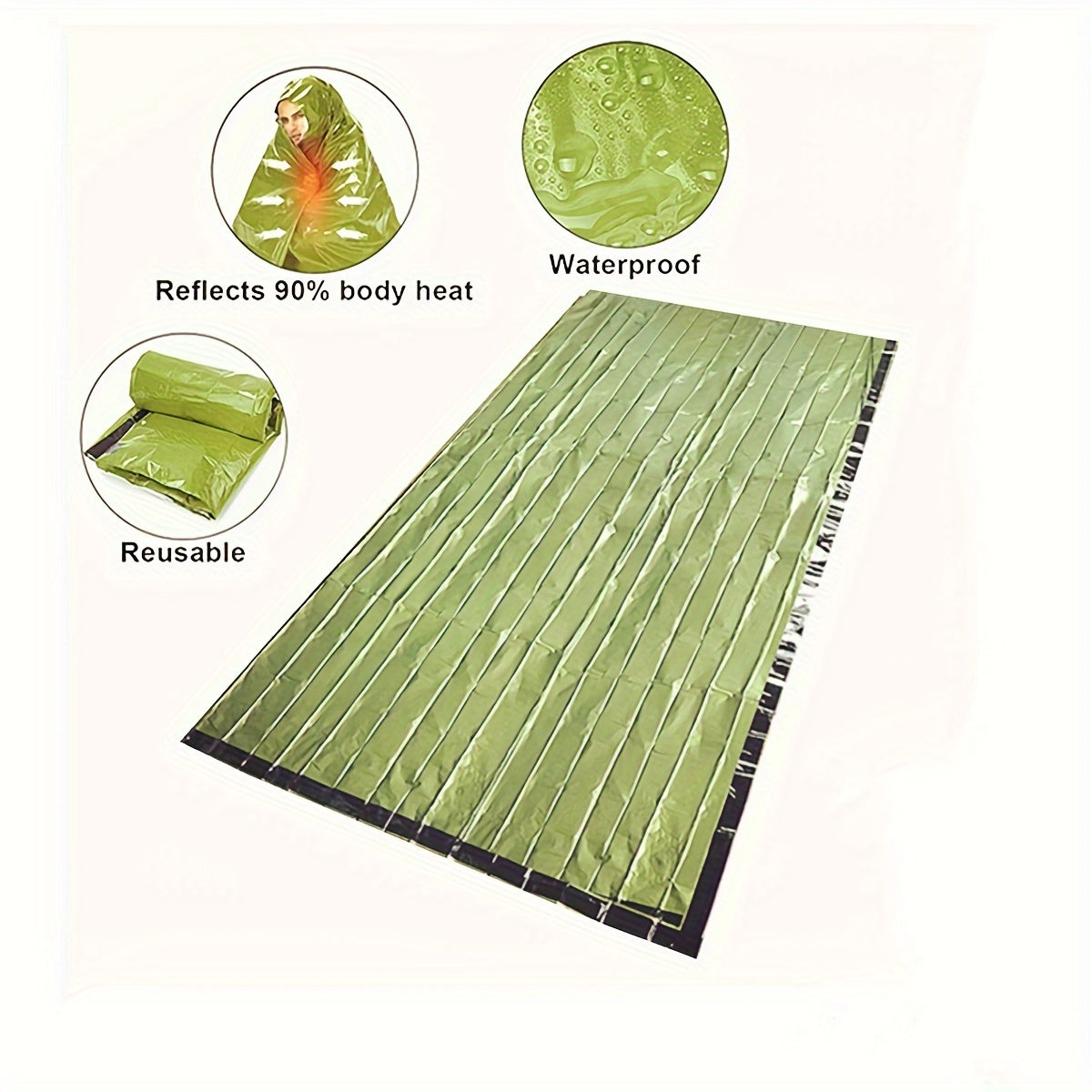 Portable Warm & Cold Resistant Sleeping Bag for Outdoor Travel