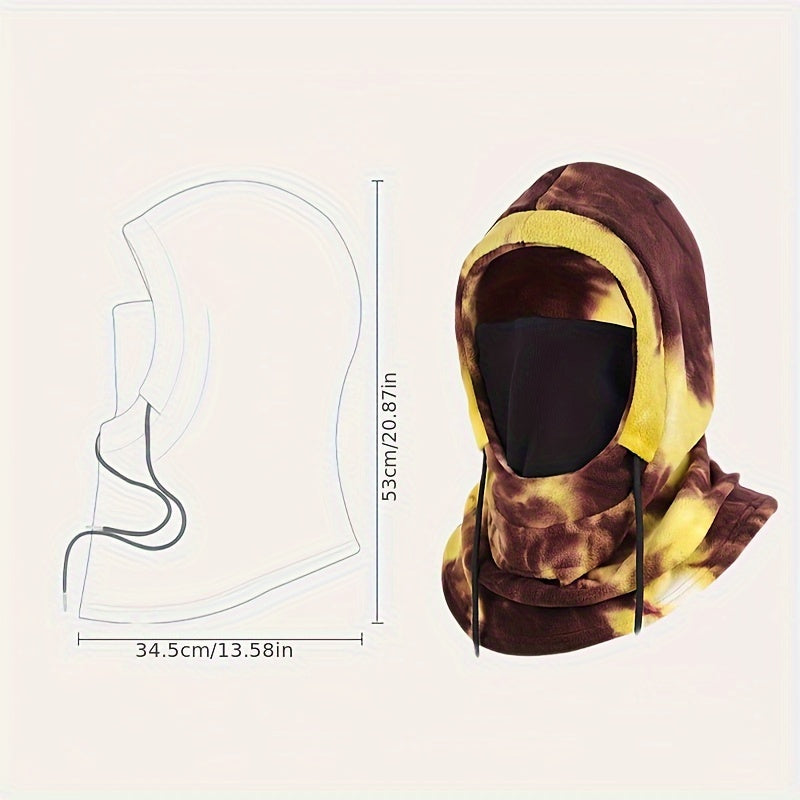 Winter Warm Mask Cycling Ski Hat Neck Gaiter With Face Protection