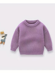 Baby Knit Sweater Pullover Top for Winter