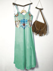 Geo Print V-Neck Cami Dress