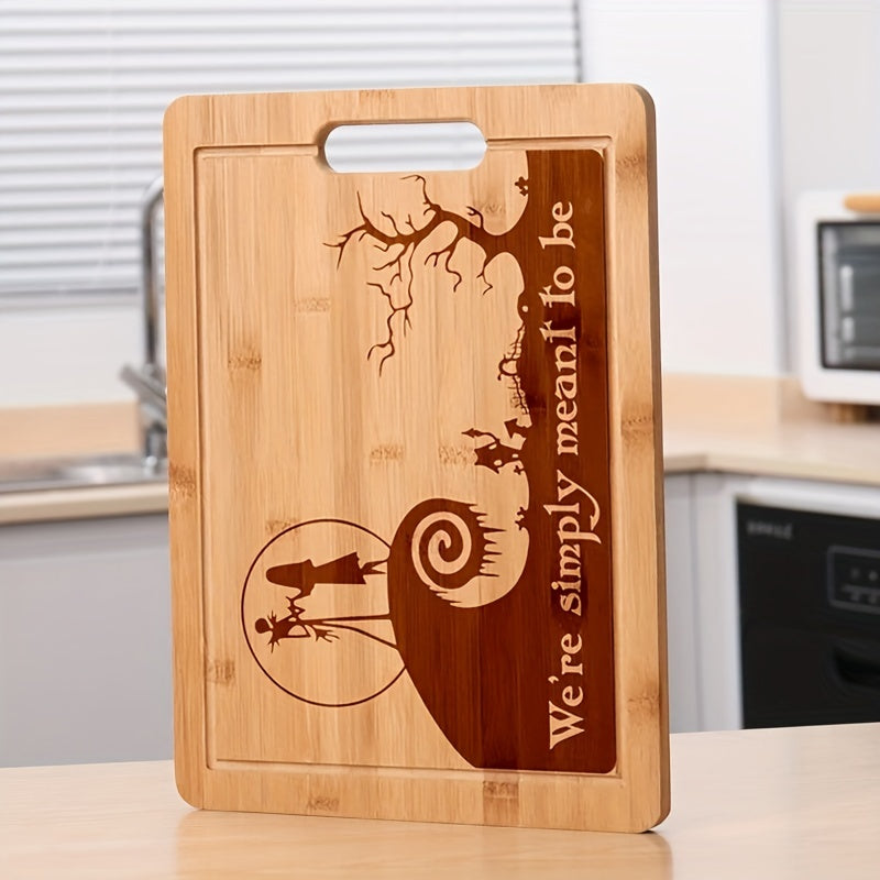 Bamboo Cutting Board Chopping Board with Juice Grooves