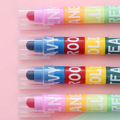 2 Sets Fluorescent Highlighter Pens 12 Set Solid Colors Card Books