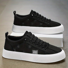 Men's Lace up Ripped Sneakers Skate Shoes
