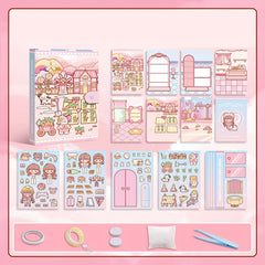 Creative Cartoon Stickers Glitter Embellished for DIY Quiet Books