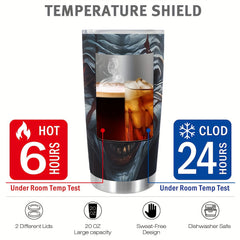 20oz Halloween Stainless Steel Tumbler Insulated Travel Mug