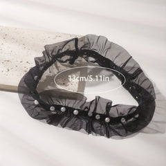 Pearl Lace Leg Band Elastic Leg Strap Bridal Wedding