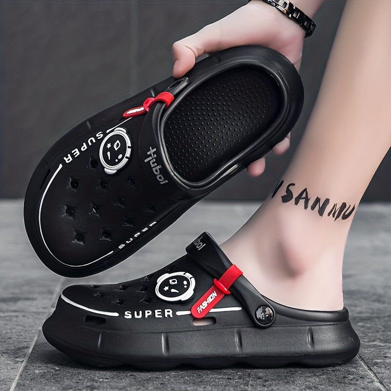 Men's Lightweight Comfy Clogs Hollow Out Garden Shoes