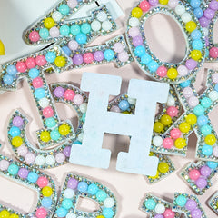 26pcs A Letter Patches Iron Sew On Patches For Clothes Bag Hat