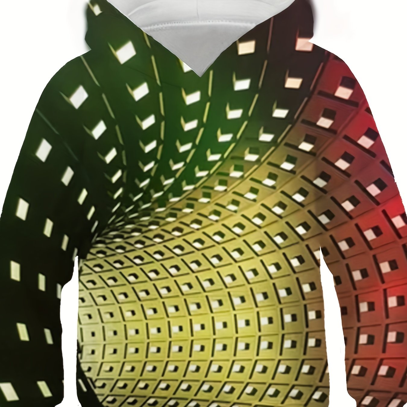 Colorful Swirl 3D Print Hoodie for Kids