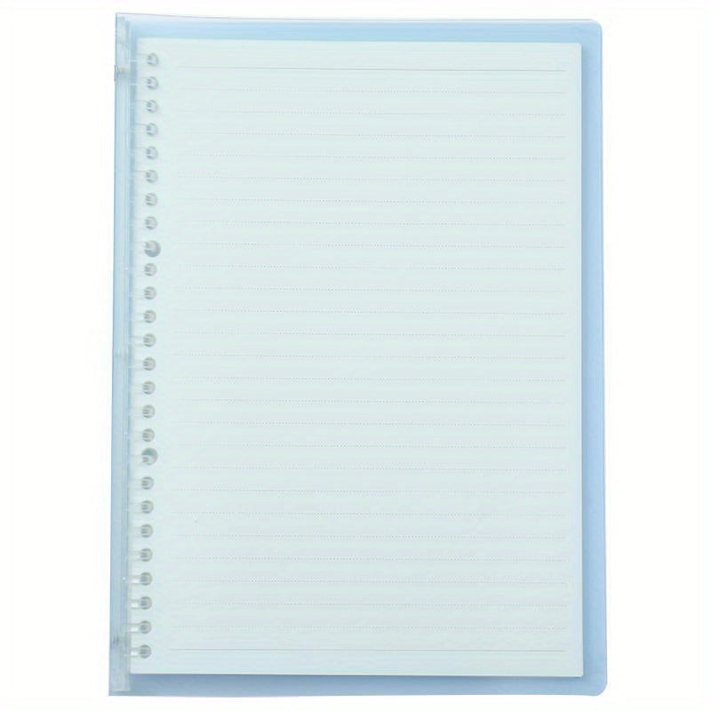 Transparent Candy A5B5 Soft Rollable Binder Notebook