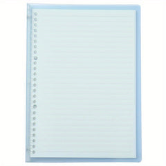 Transparent Candy A5B5 Soft Rollable Binder Notebook