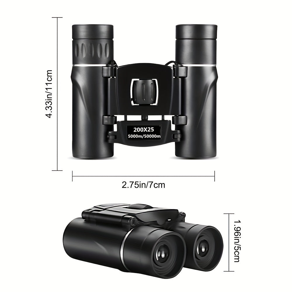Professional HD Portable Binoculars Low Light Night Vision for Bird Watching