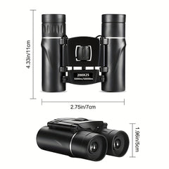 Professional HD Portable Binoculars Low Light Night Vision for Bird Watching