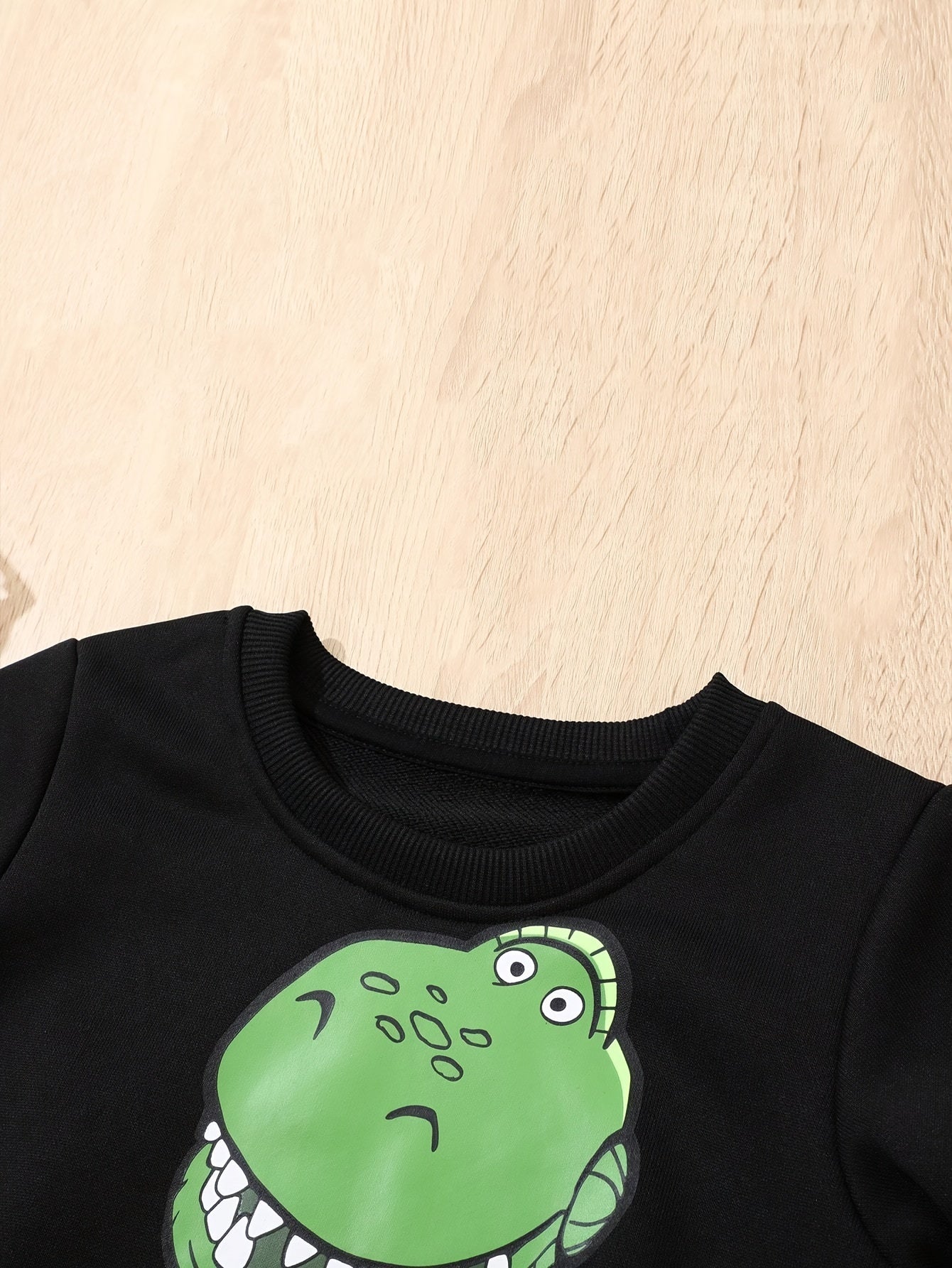 Dinosaur Pattern Sweatshirt for Kids Casual Long Sleeve Top