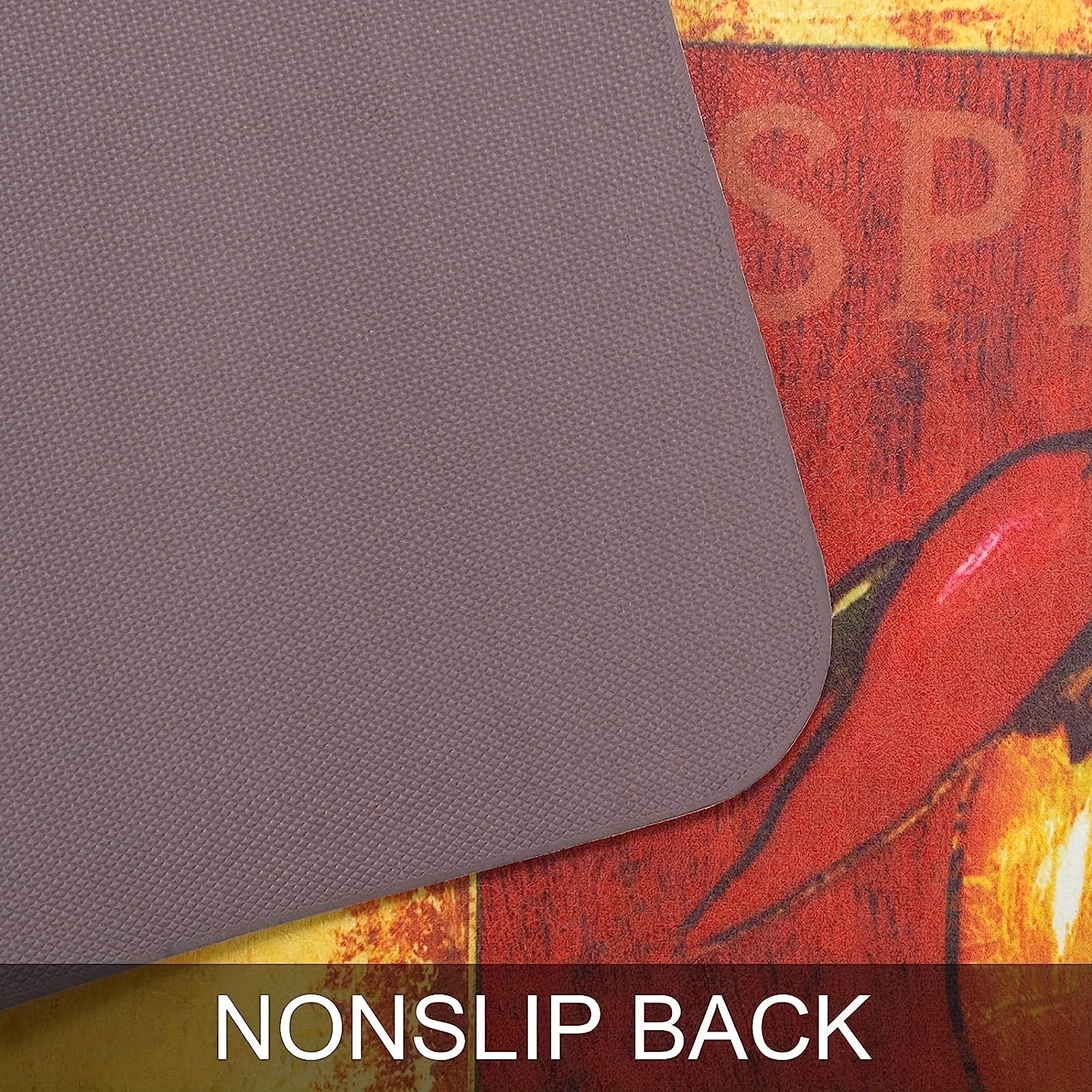 Thick Cushioned Kitchen Floor Mat 15mm Anti Fatigue Waterproof Non Slip