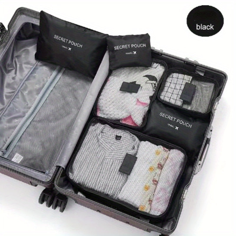 6 Pcs Travel Storage Bag Dustproof Clothes Organizers Multifunctional Bag