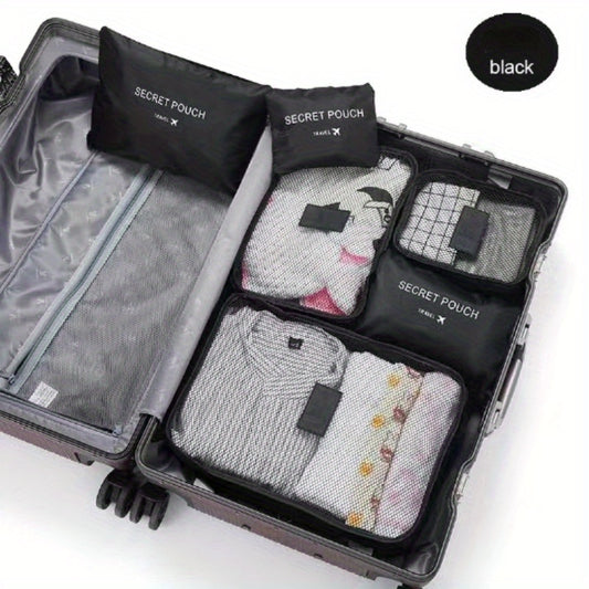 6 Pcs Travel Storage Bag Dustproof Clothes Organizers Multifunctional Bag