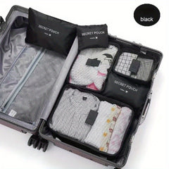 6 Pcs Travel Storage Bag Dustproof Clothes Organizers Multifunctional Bag