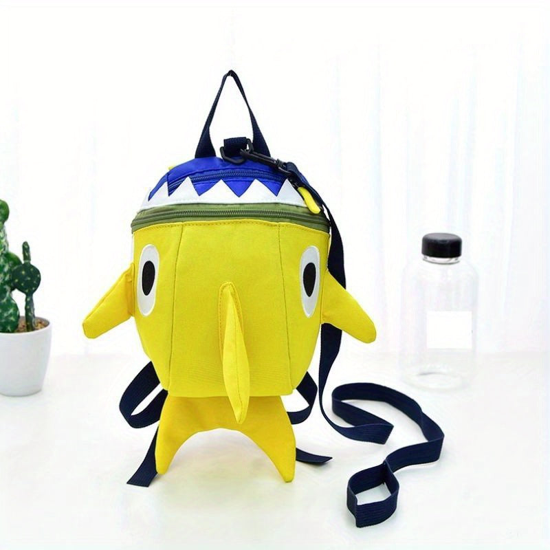 Kids Shark Backpack with Anti-Lost Leash