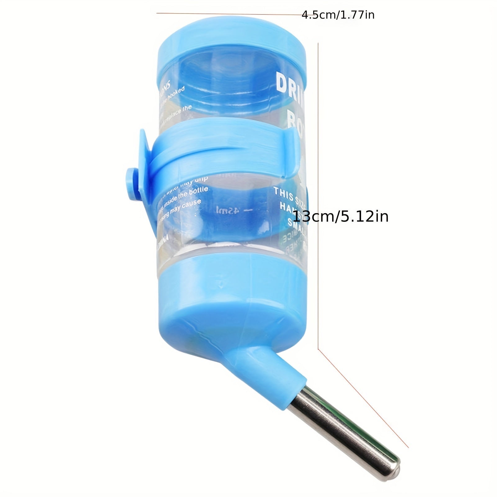 Hamster Water Bottle Dispenser Hanging Pet Drinking Bottle 80ml 125ml