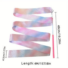 2m 4m Long Art Gymnastics Ribbon Dance And Gymnastics Training Equipment