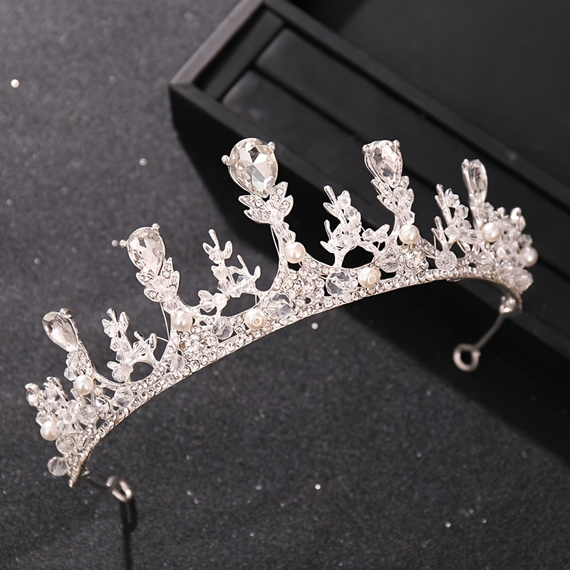 Crystal Bride Tiara Wedding Crown Headband
