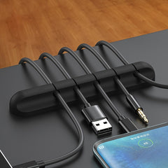 Desktop Cable Organizer Data Cable Clip Holder Charging Cable Holder Winder