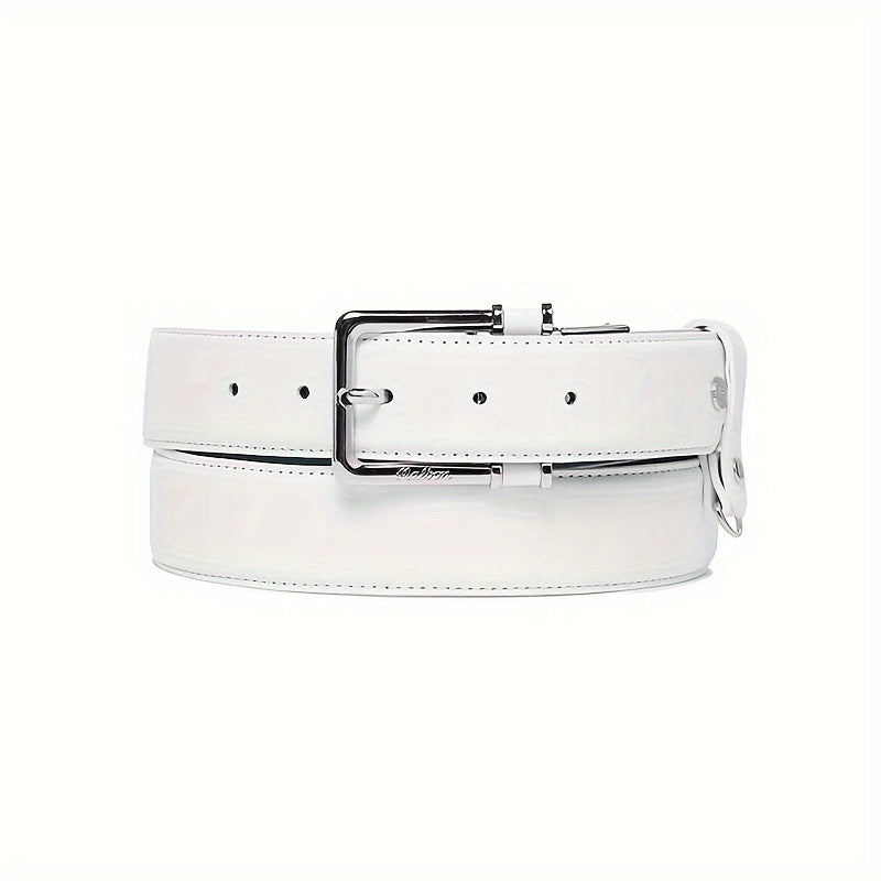 Men's Leather Cowhide Belt Classic Casual Adjustable Belt