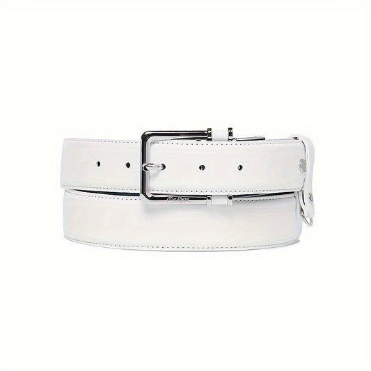 Men's Leather Cowhide Belt Classic Casual Adjustable Belt