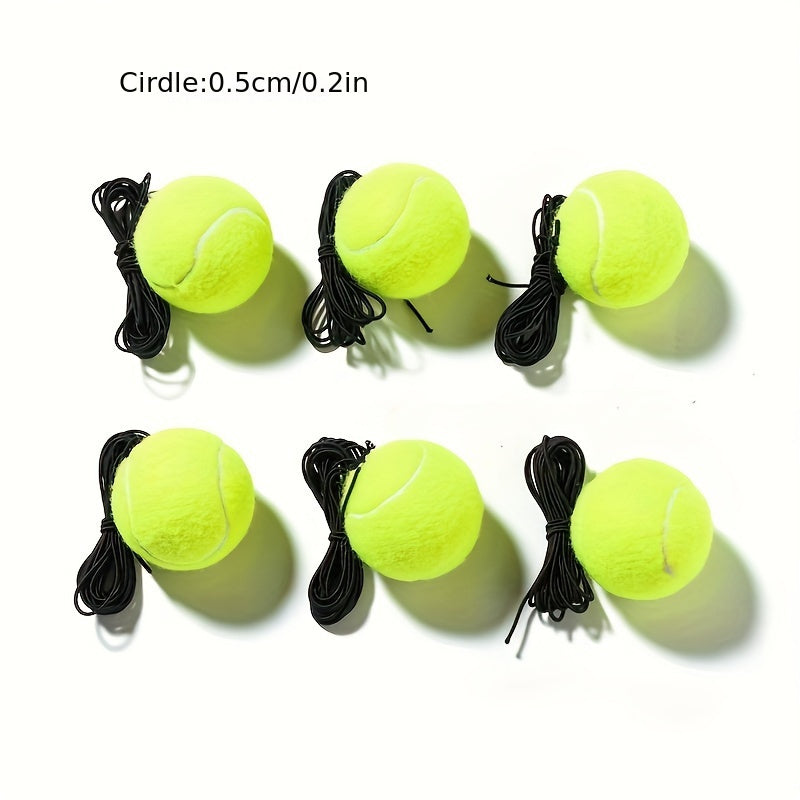 Elastic Rope Tennis Ball 2-3pcs Beginner Training Balls
