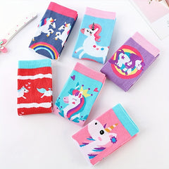 Girls Unicorn Print Over Knee Socks for Kids