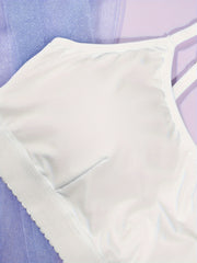 Wireless Push Up Bra Comfy & Breathable Intimates Women's Lingerie