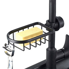 Sink Sponge Holder Faucet Rack - Kitchen Sink Dish Soap Tray