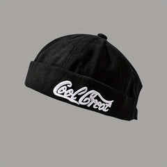Retro Sailor Hat Embroidered Hip hop Melon Skin Hat