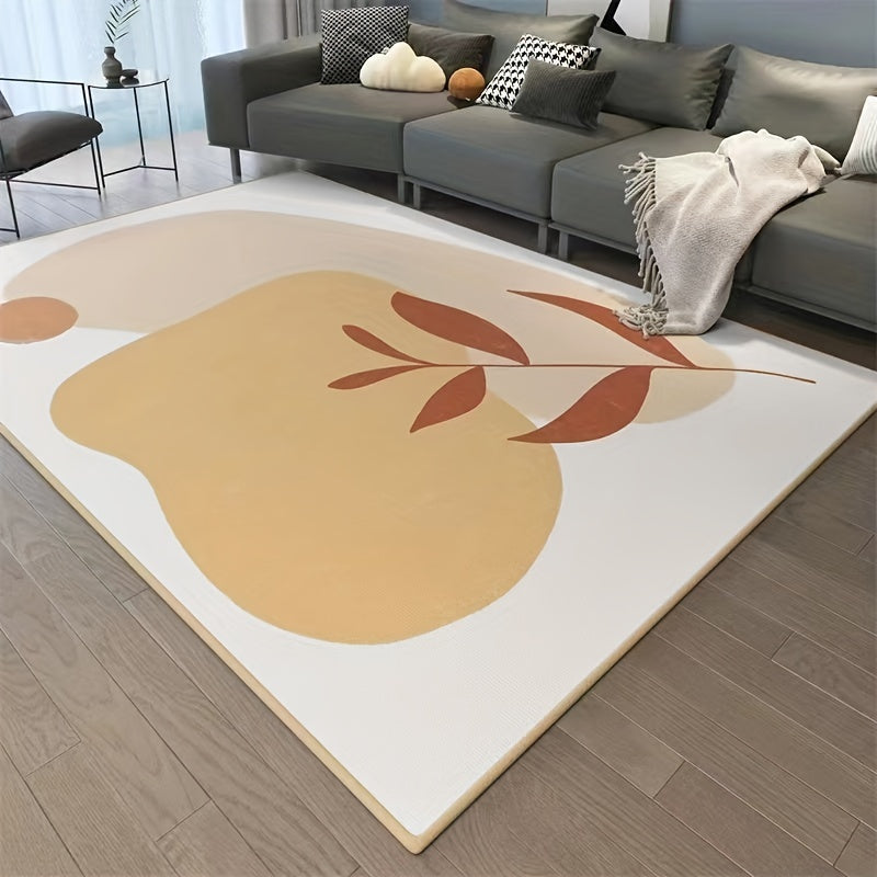 Modern Striped Water Waved Carpet Machine Washable for Door Mat Bedrooms