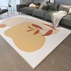 Modern Striped Water Waved Carpet Machine Washable for Door Mat Bedrooms