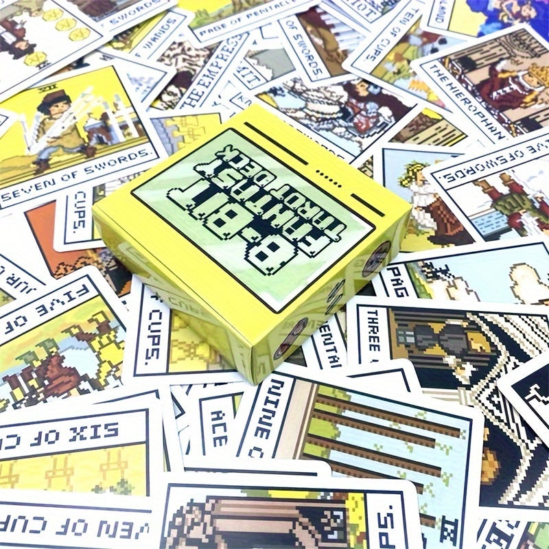 8 Bit Fantasy Tarot Card 79 Fortune Telling Game Divination Cards
