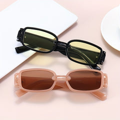 Square Frame Sunglasses Tinted Wrap Around Glasses UV400