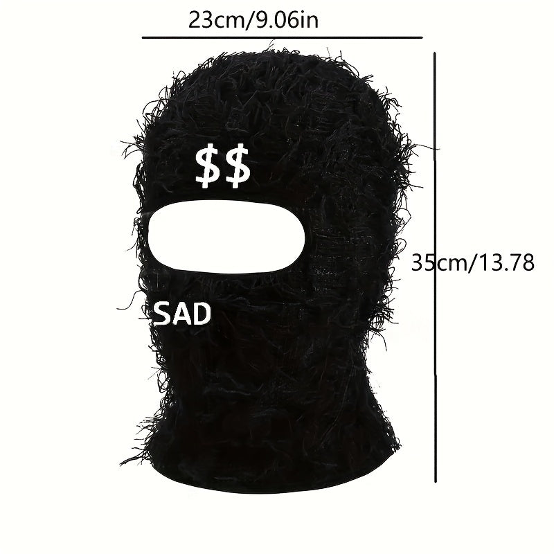 Embroidered Subaraklava Full Ski Mask Knit Camouflage Headwear