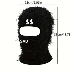 Embroidered Subaraklava Full Ski Mask Knit Camouflage Headwear