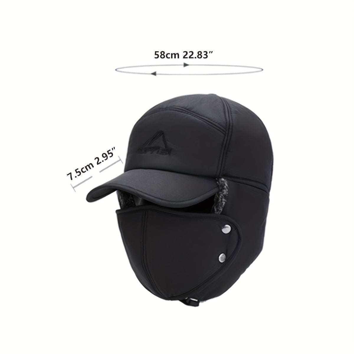 Warm Ear Protection Windproof Anti freeze Hat for Men Women