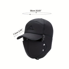 Warm Ear Protection Windproof Anti freeze Hat for Men Women