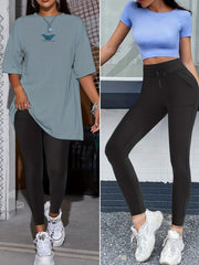 High Waist Yoga Leggings with Butt Lifting Pockets