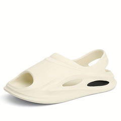 Men's Pillow Sandals Non Slip Open Toe Casual Shoes