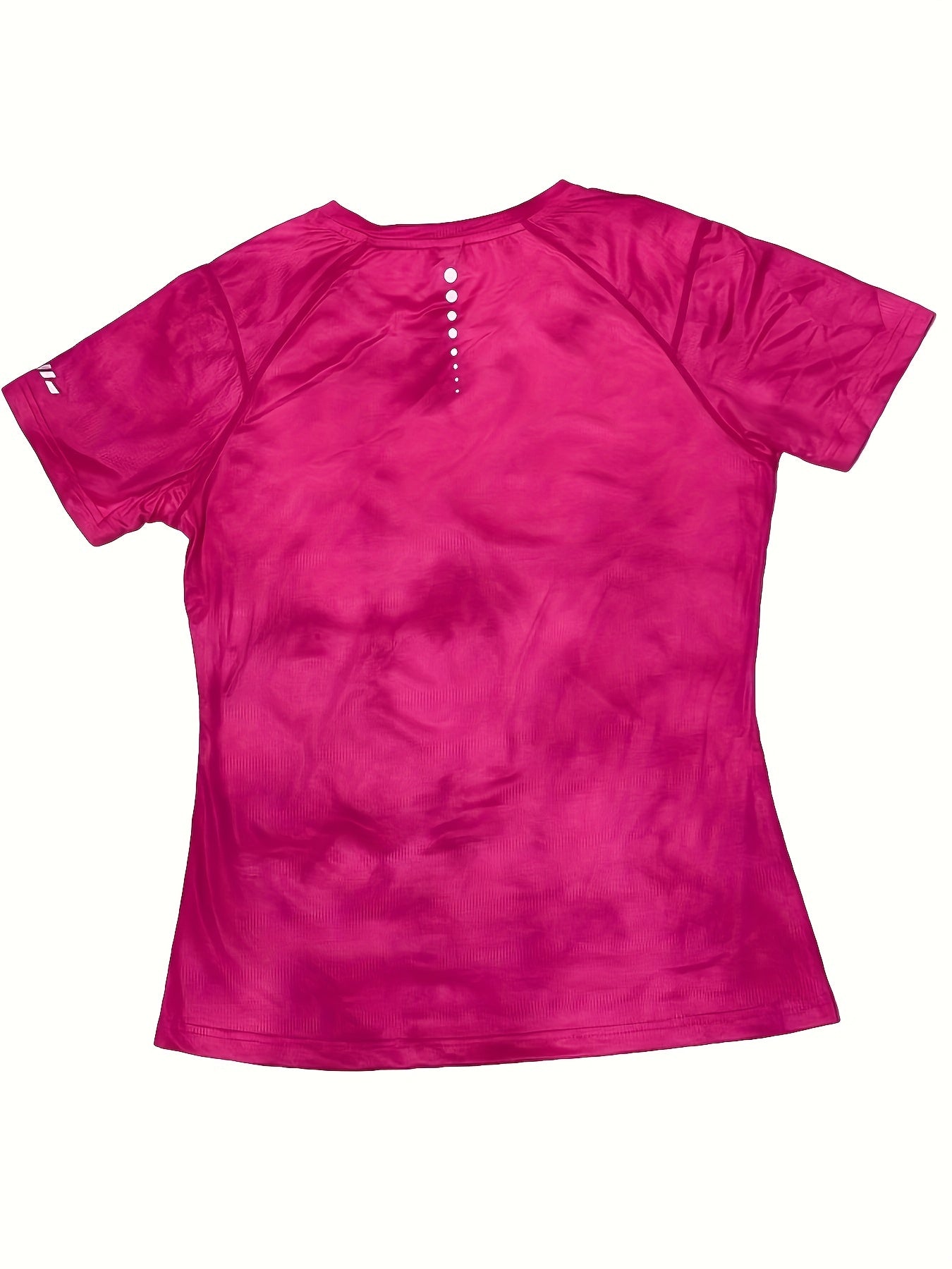 Tie Dye Crew Neck T Shirt Quick Drying Short Sleeve Tee