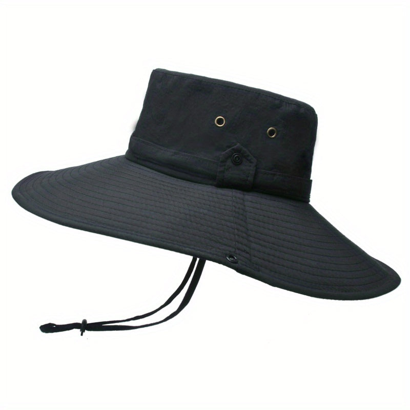 Men's Outdoor Large Eaves Fisherman Hat with Sun Protection